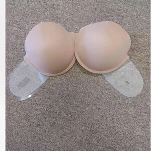 NEW Self Adhesive  Reusable Bra Size DD Strapless Backless Nude colour